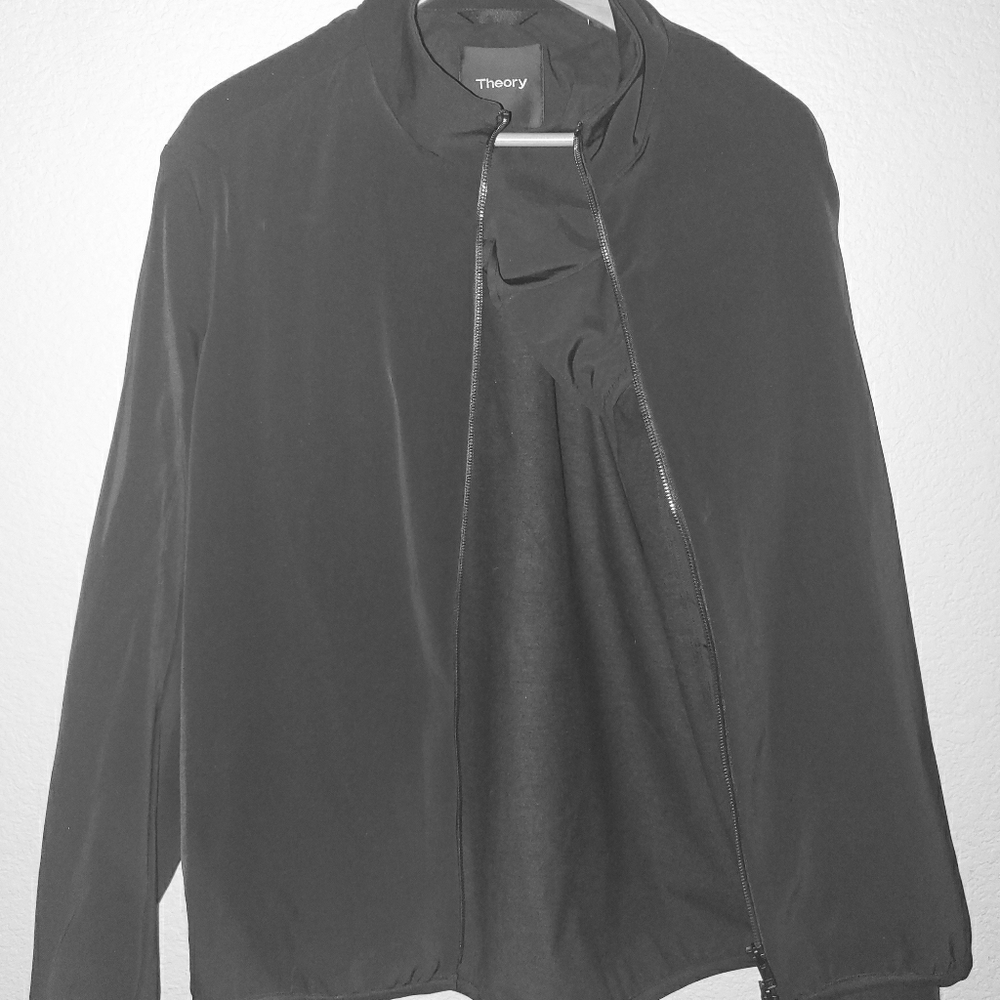 Theory mens black lightweight jacket